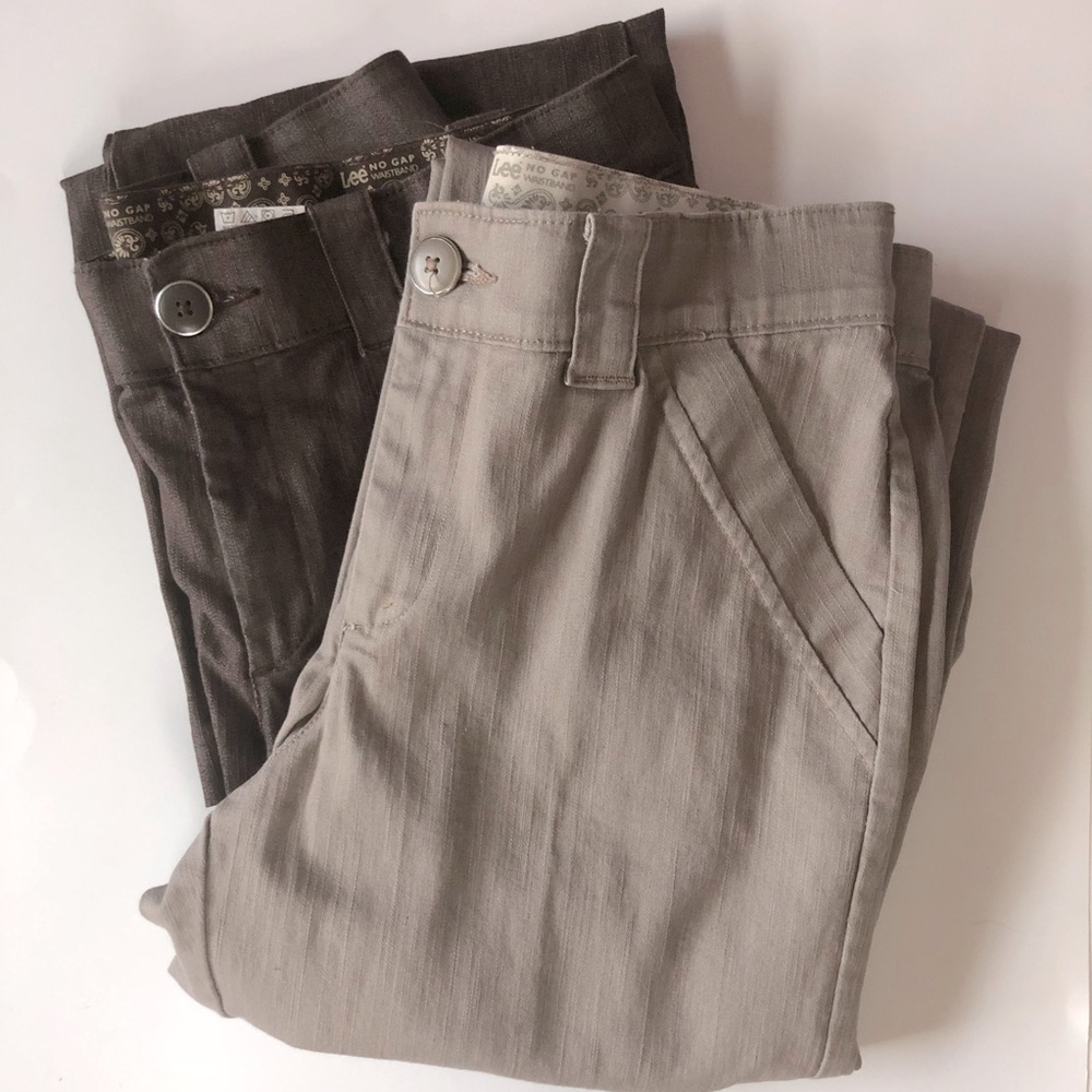 Bundle of 2- Lee Wide Leg Pants Size 12